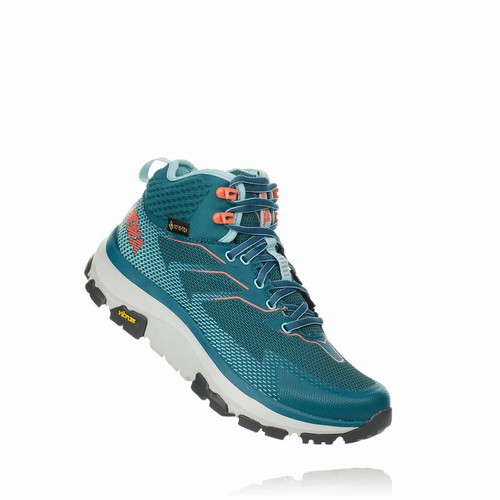 Hoka One One SKY TOA GORE-TEX Vegan Shoes For Women India Turquoise IN-8753